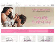 Tablet Screenshot of cindimadsen.com